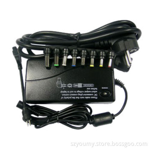 70W Automatic Slim Universal AC Adapter with 8pcs Connecter for Laptop and LCD Monitor